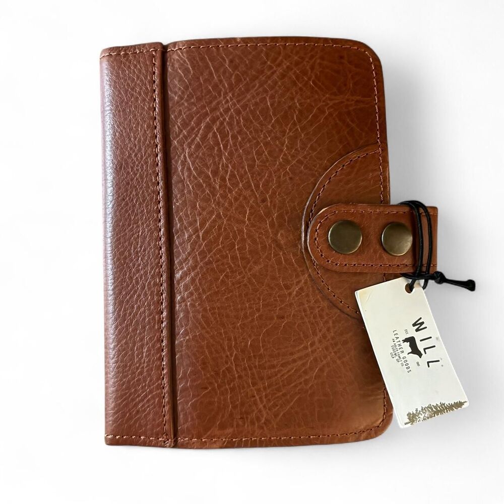 Will Leather Goods Small Leather Cognac Journal Cover